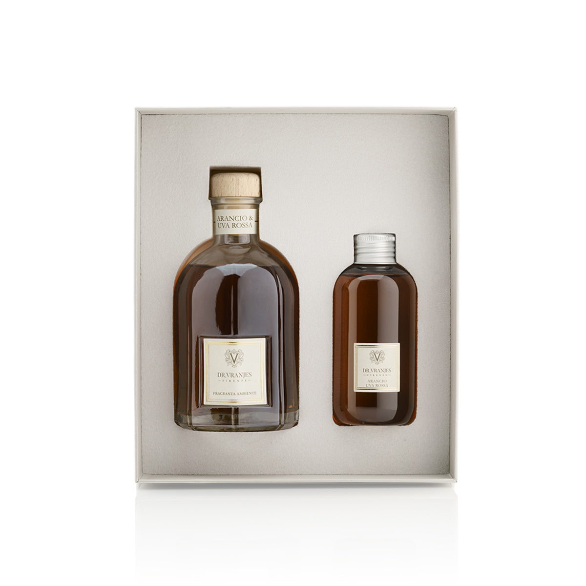 Gift Box Arancio Uva Rossa 250 ml + Ricarica 150 nl