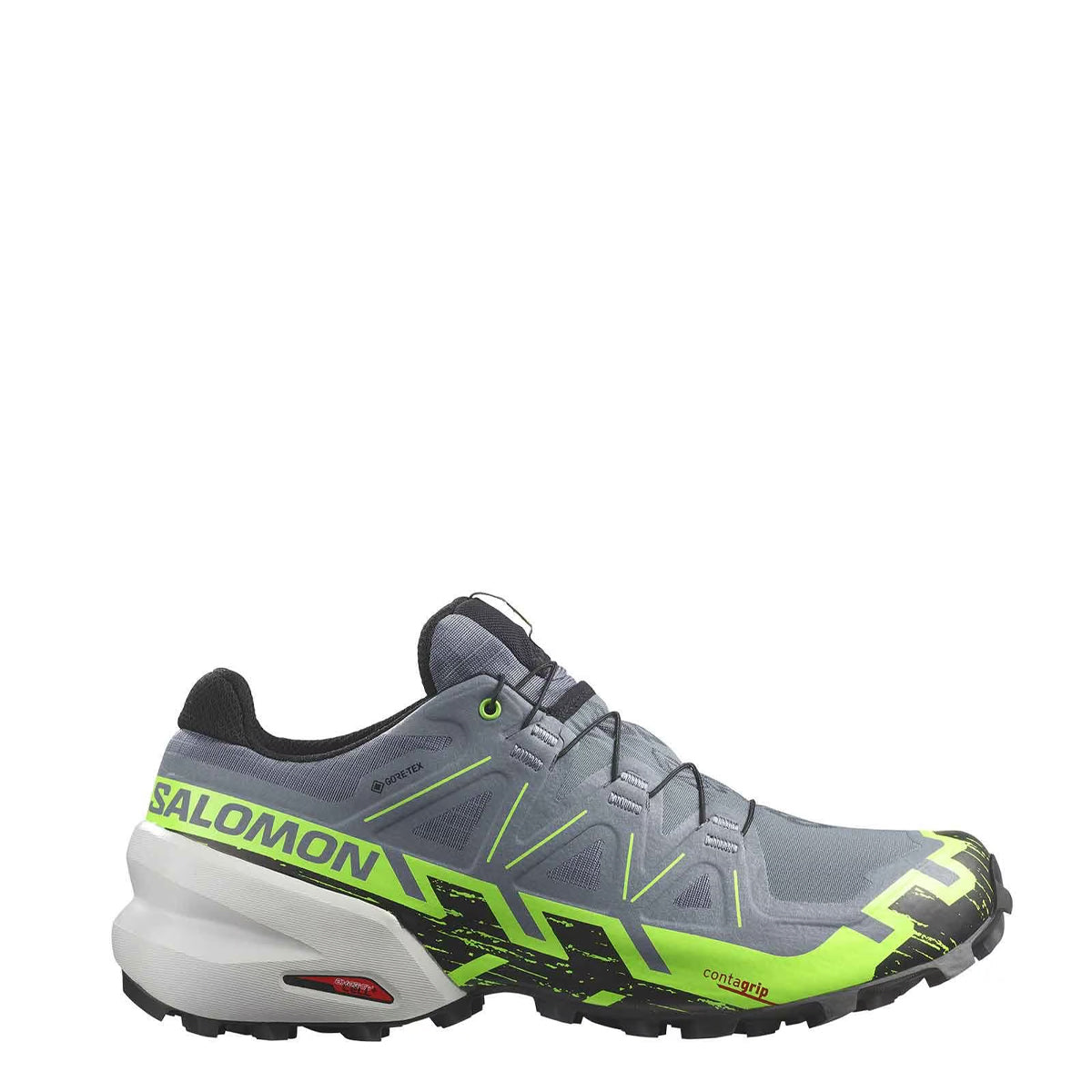 Scarpe da trail running Speedcross 6 Gore-Tex Flint Stone Green Gecko Black