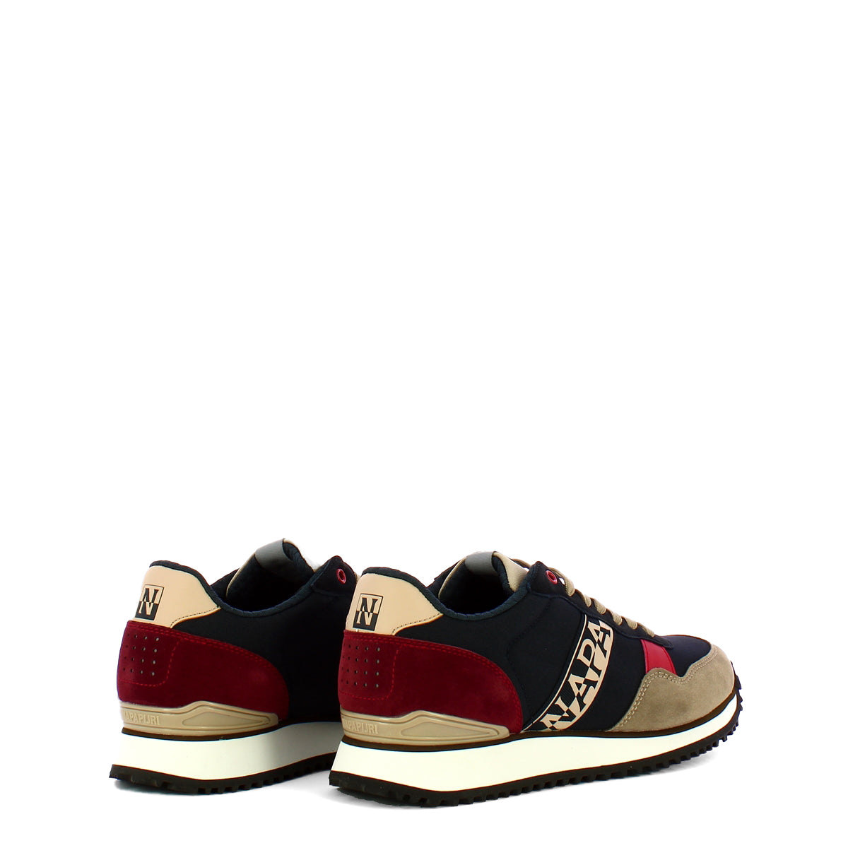 Sneakers Cosmos Navy Beige Red