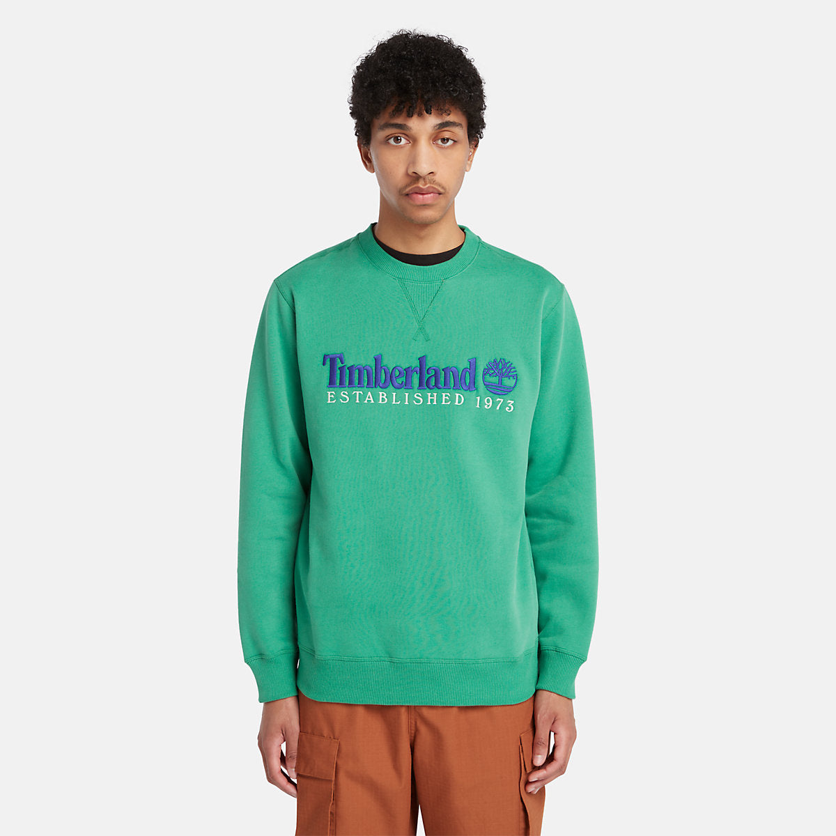 Felpa Girocollo con logo Celtic Green