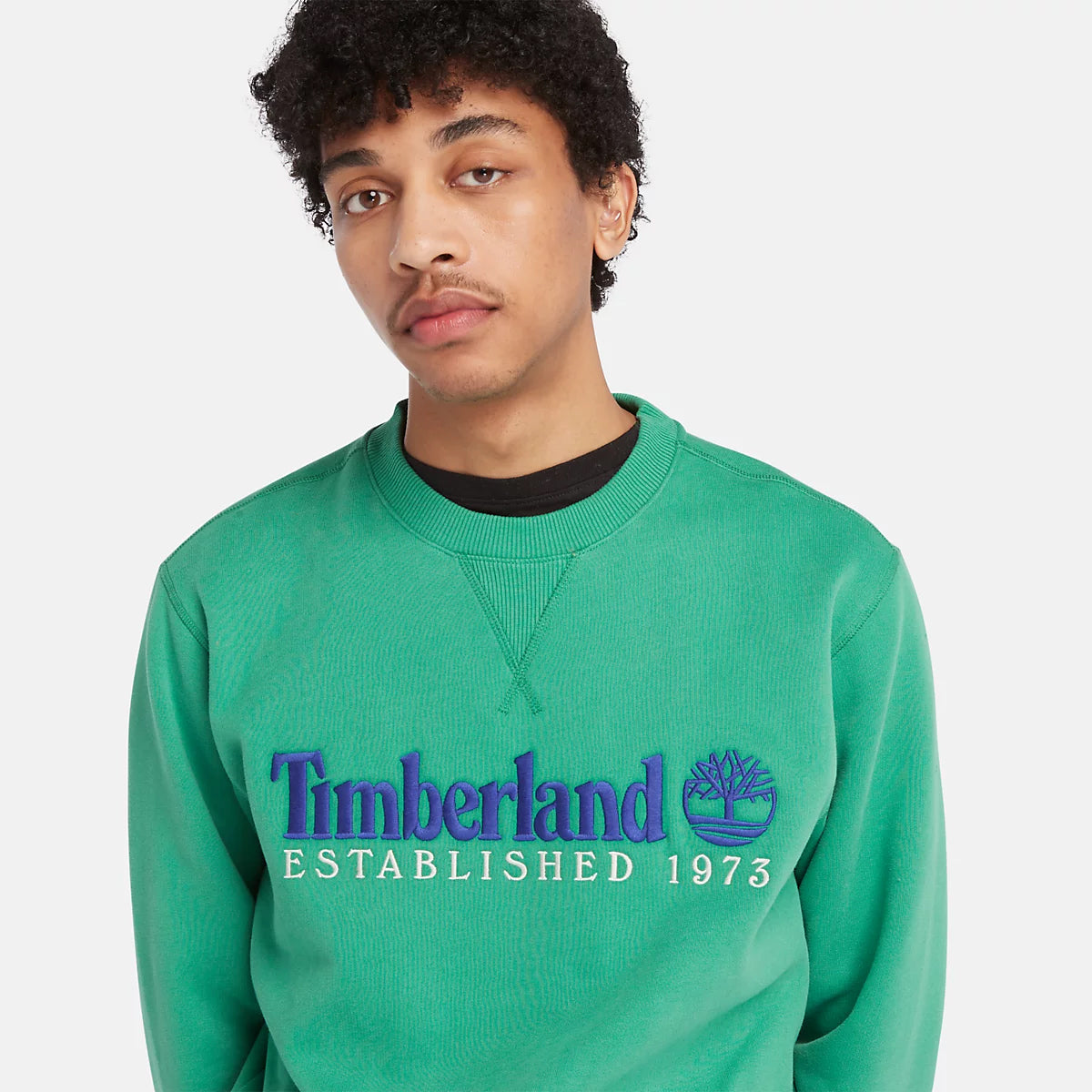 Felpa Girocollo con logo Celtic Green