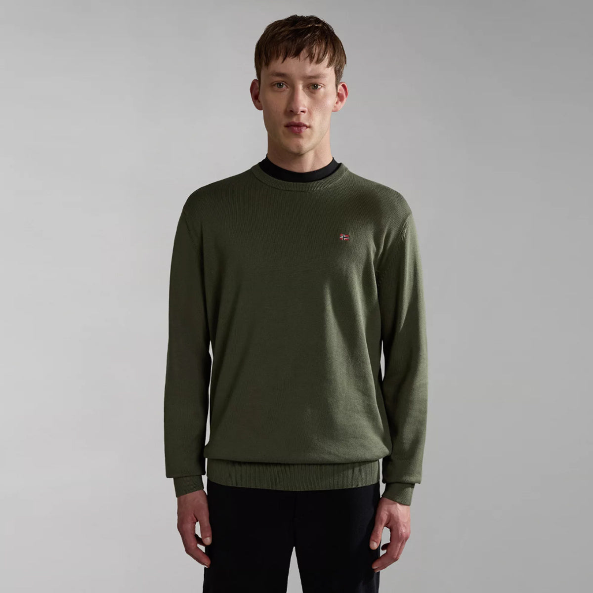Maglione girocollo Droz Green Depths
