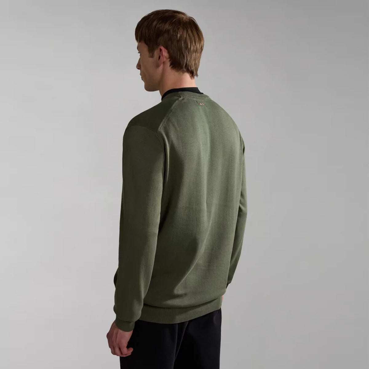 Maglione girocollo Droz Green Depths