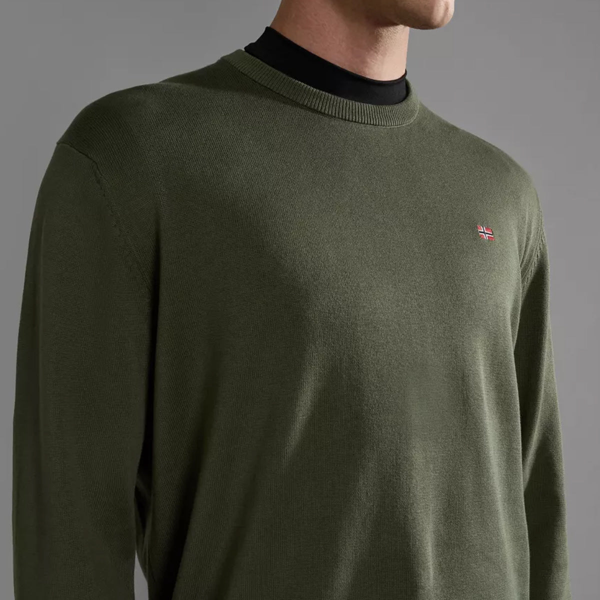 Maglione girocollo Droz Green Depths