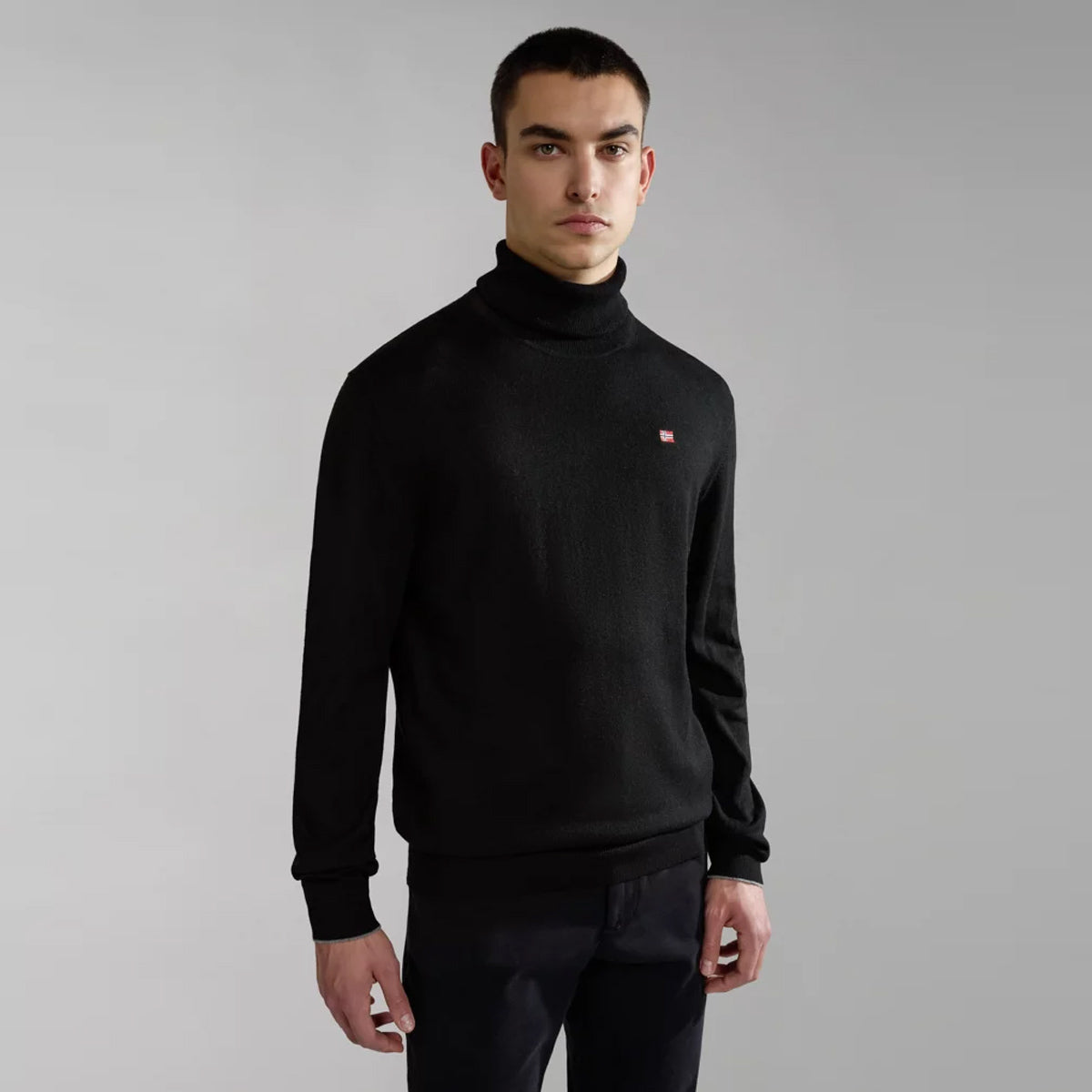 Maglione dolcevita Damavand Black