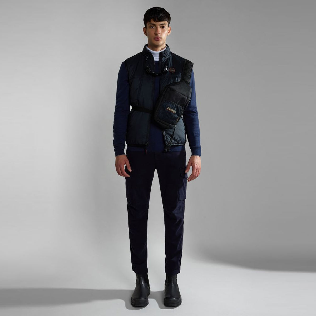 Maglione girocollo Damavand Blu Marine