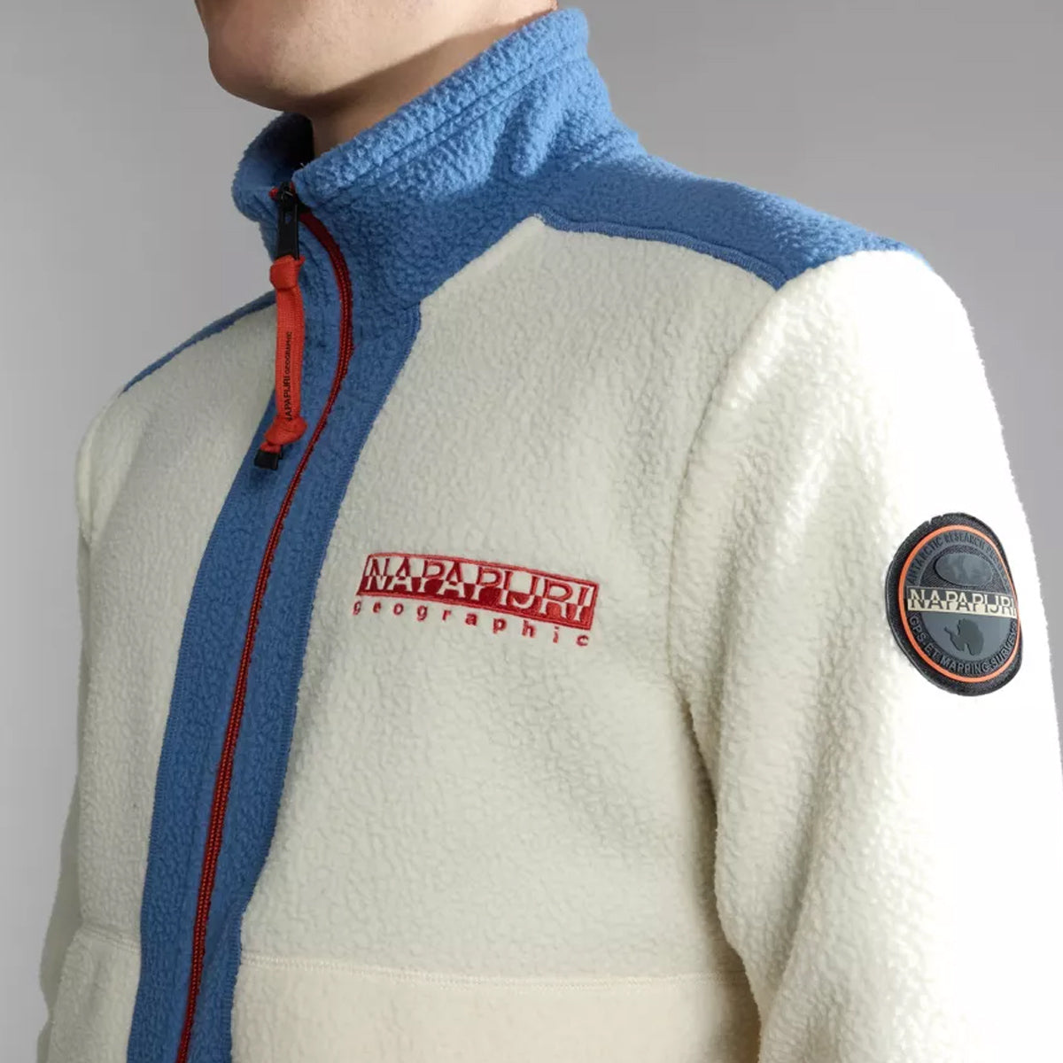 Felpa con zip Anderby Whitecap Gray