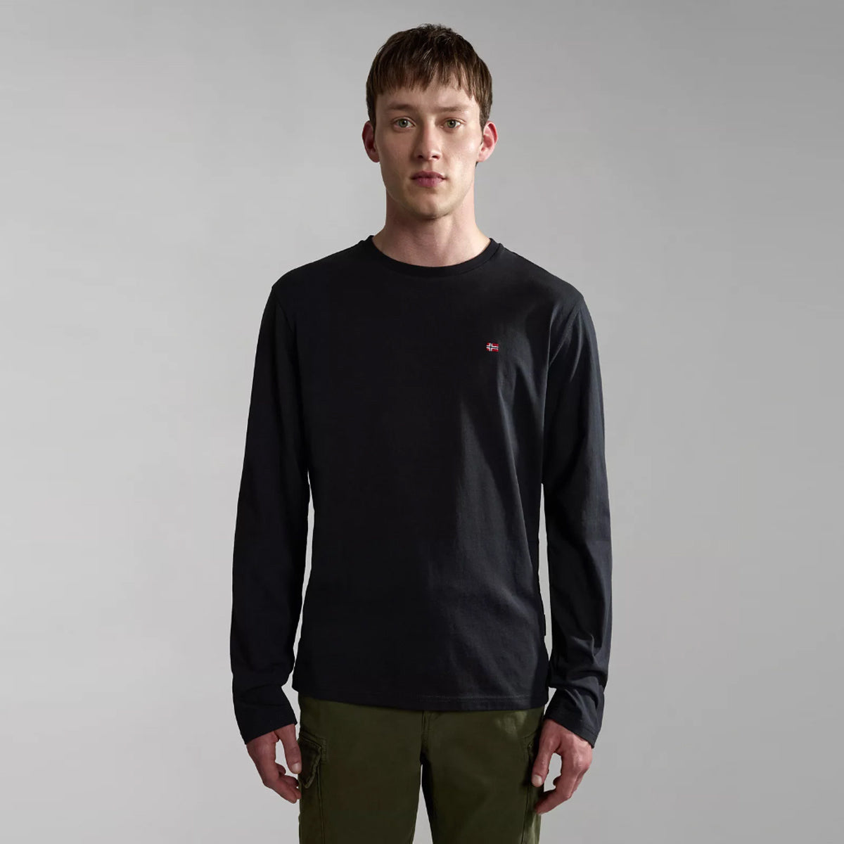 T-Shirt a maniche lunghe Salis Black