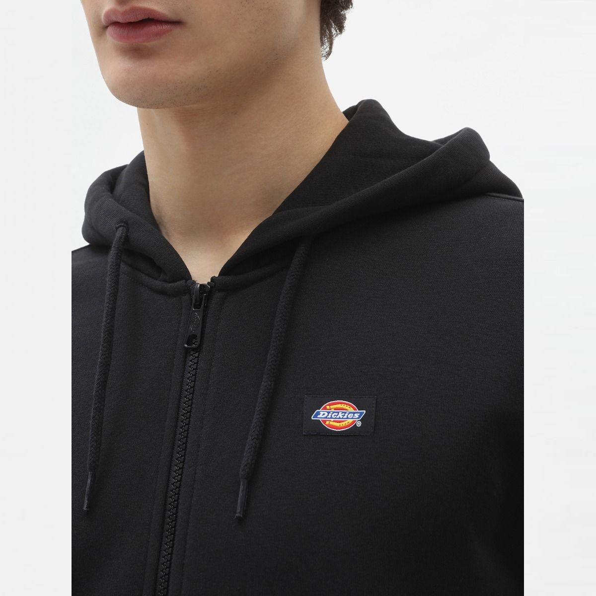Felpa con zip e cappuccio Oakport Black
