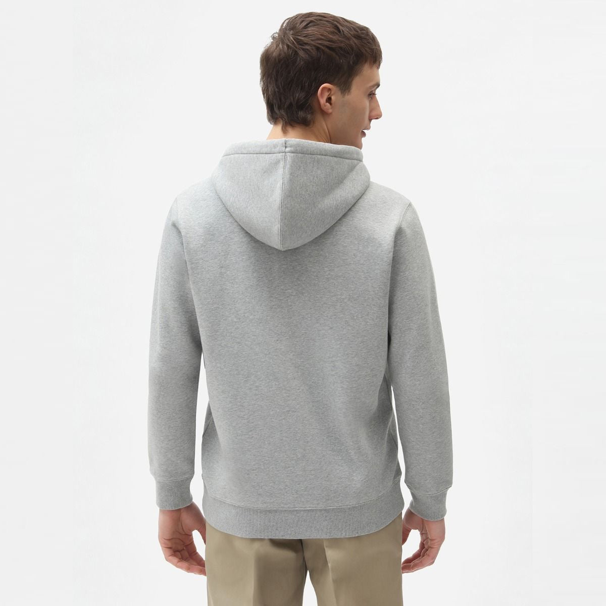 Felpa con zip e cappuccio Oakport Grey Melange
