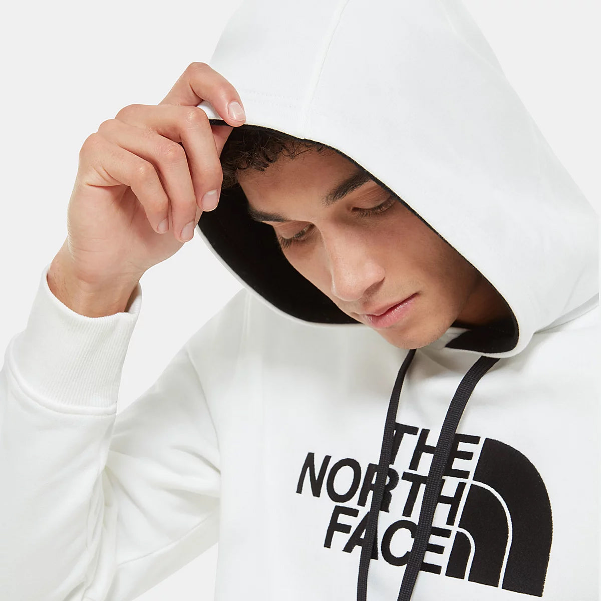 Felpa con cappuccio Drew Peak TNF White TNF Black