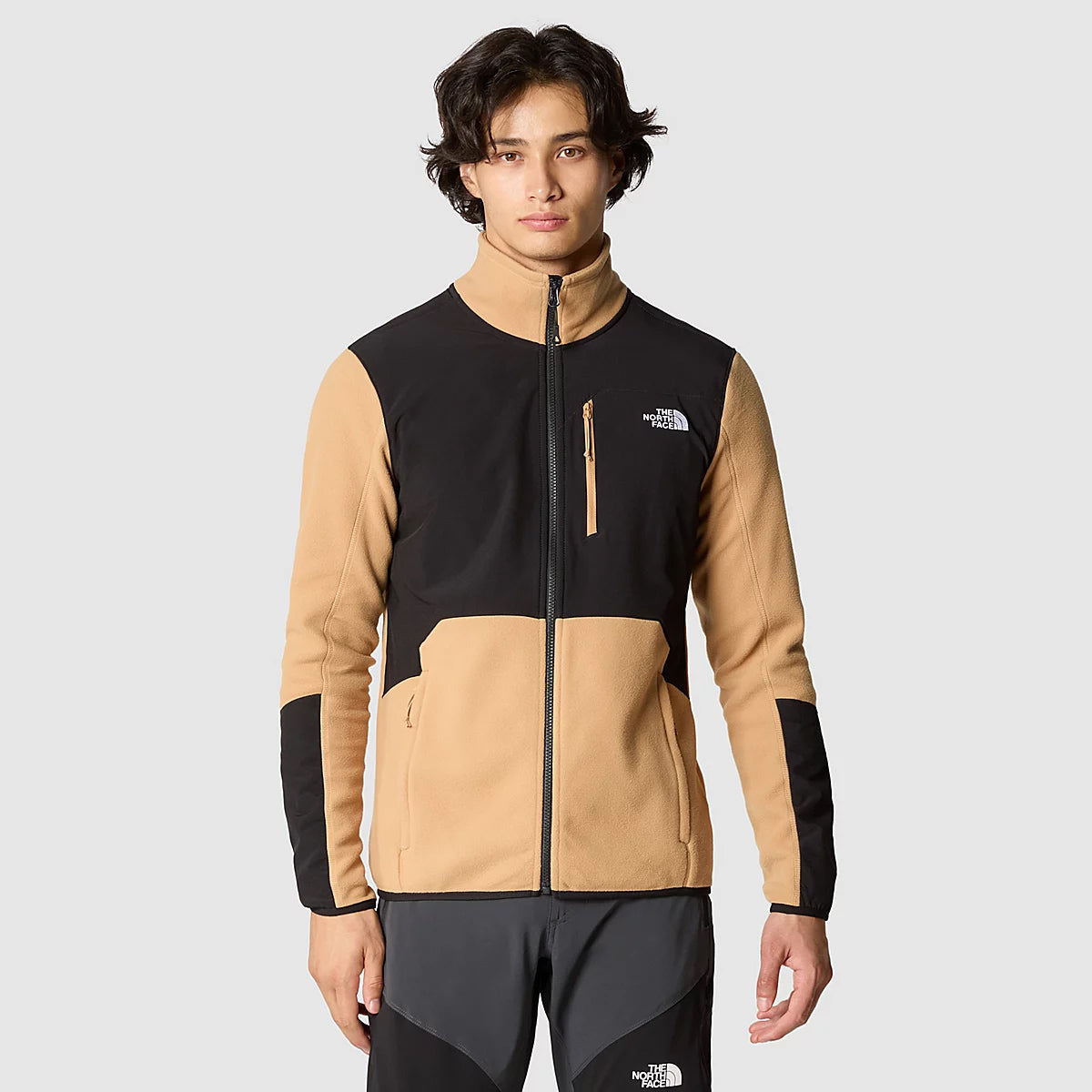 Pile con cerniera Glacier Pro Almond Butter TNF Black