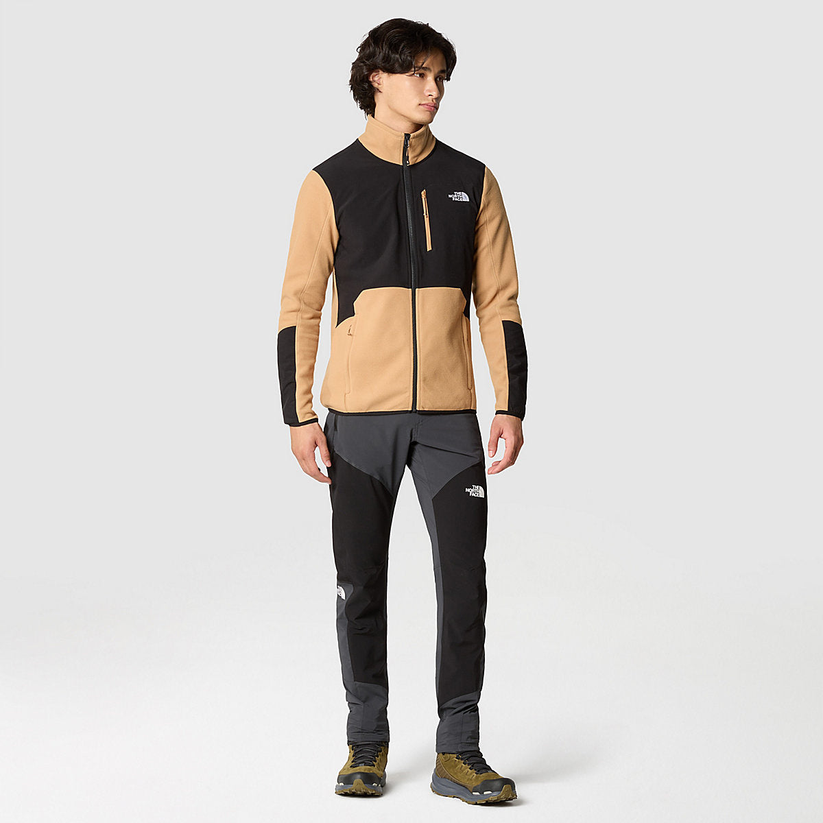 Pile con cerniera Glacier Pro Almond Butter TNF Black