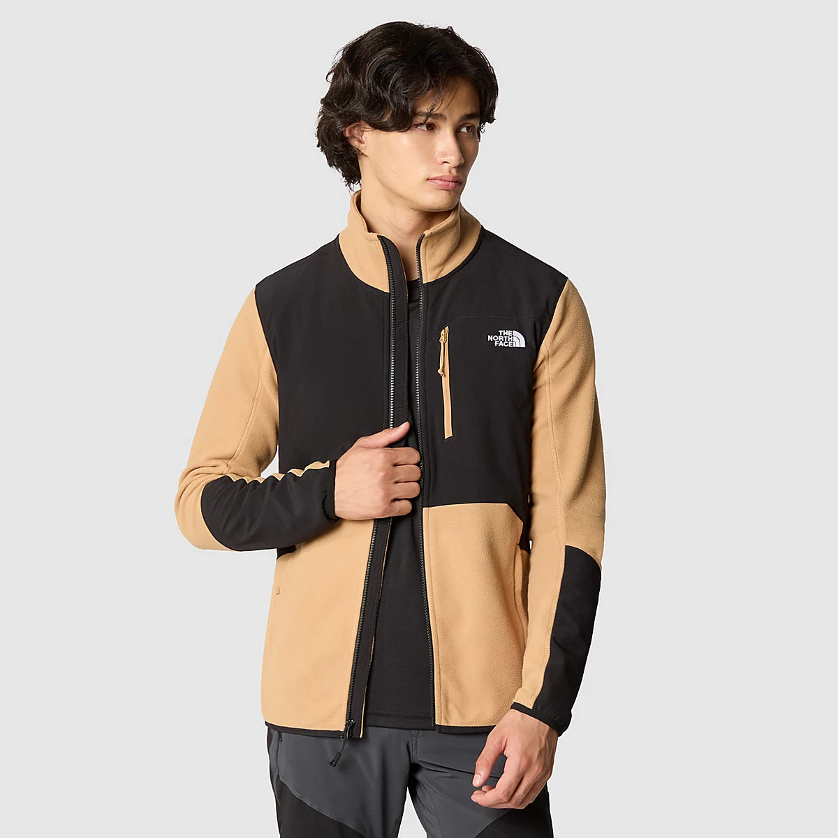 Pile con cerniera Glacier Pro Almond Butter TNF Black