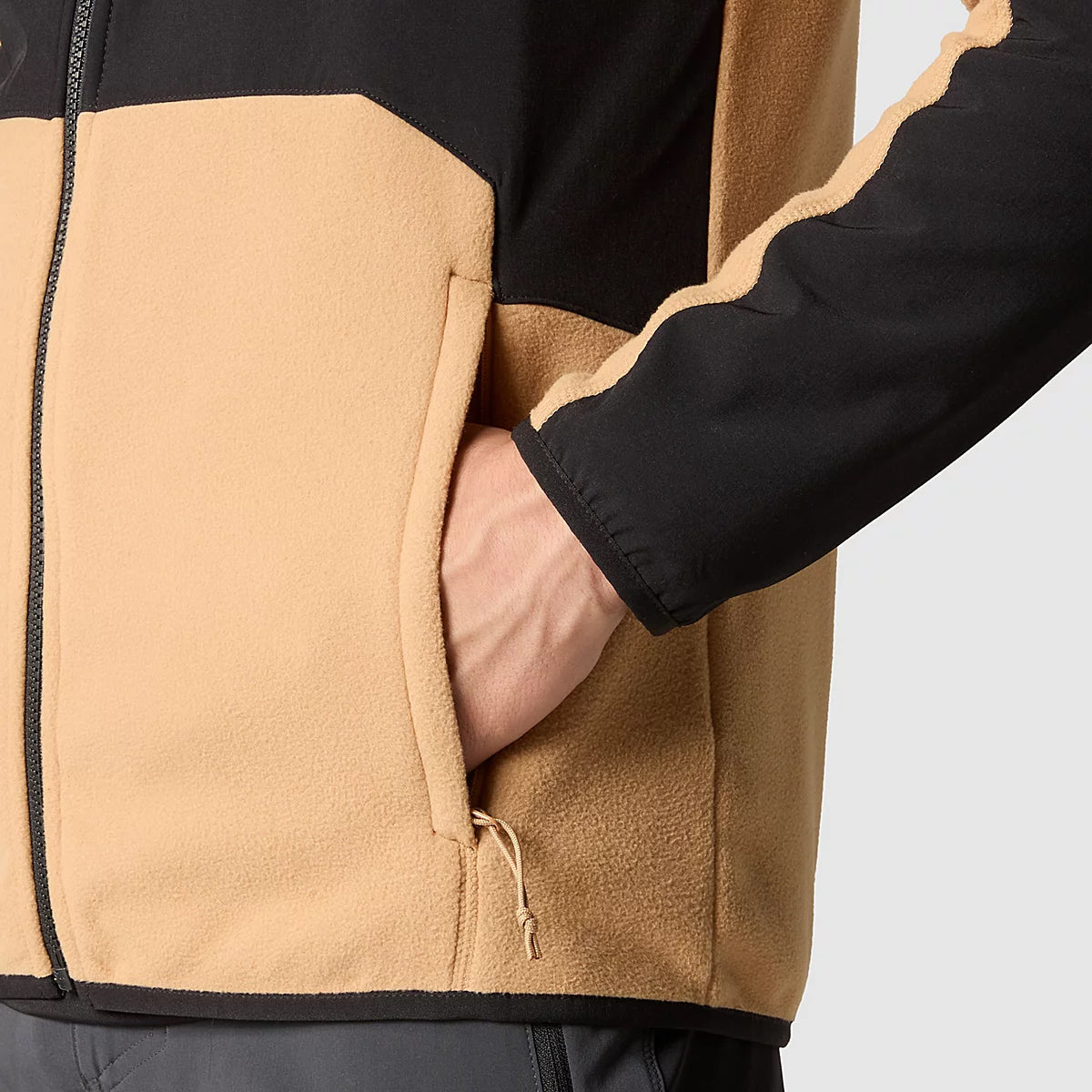Pile con cerniera Glacier Pro Almond Butter TNF Black