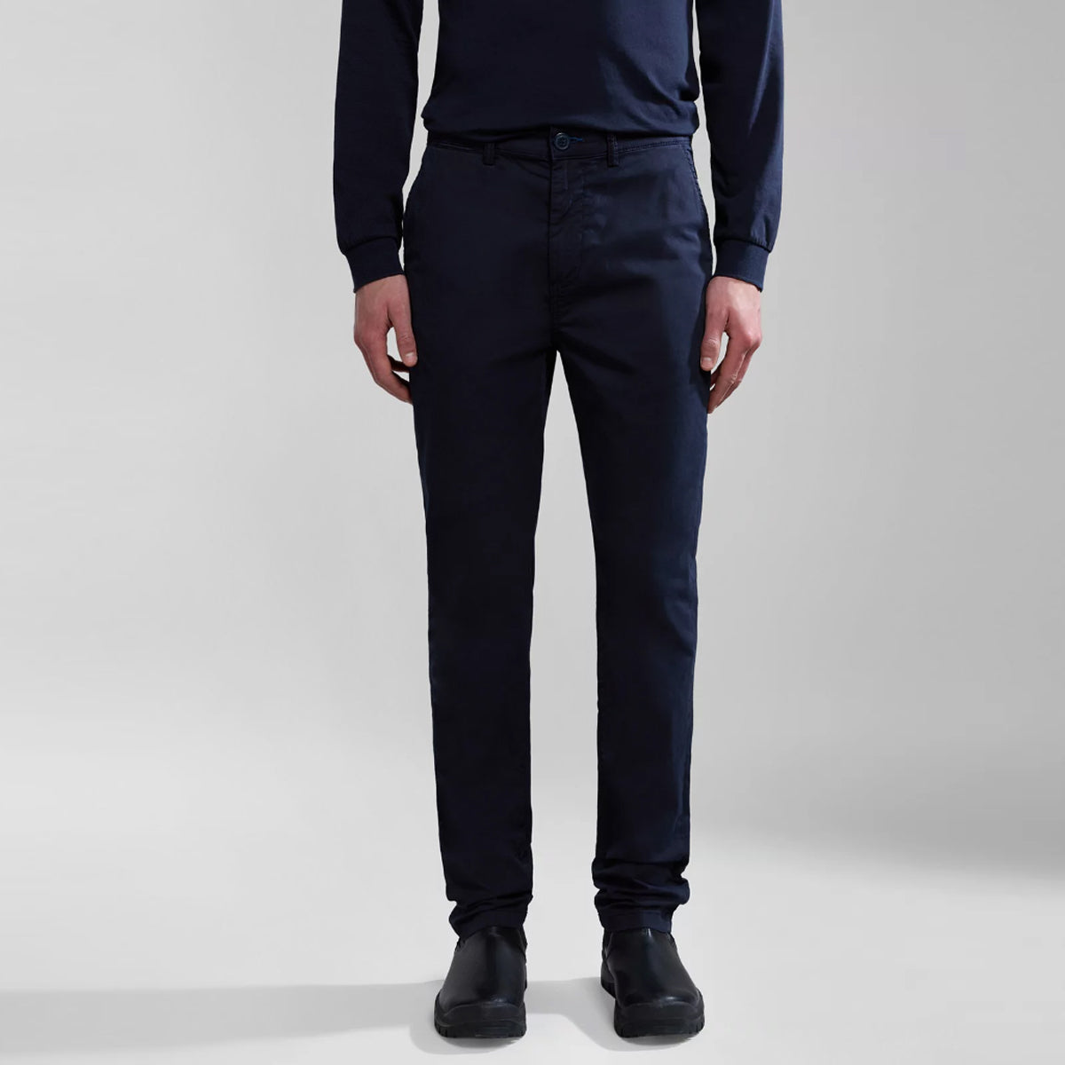 Pantaloni Chino Estivi Puyo Blu Marine