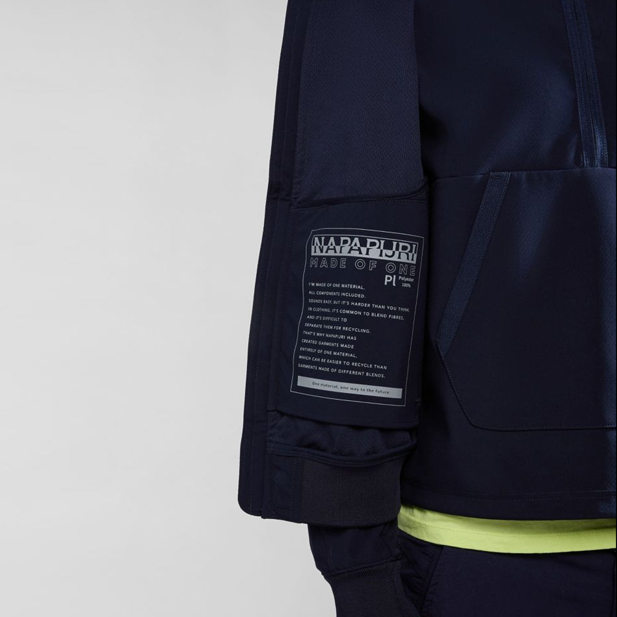 Giacca Shell Melville Blu Marine