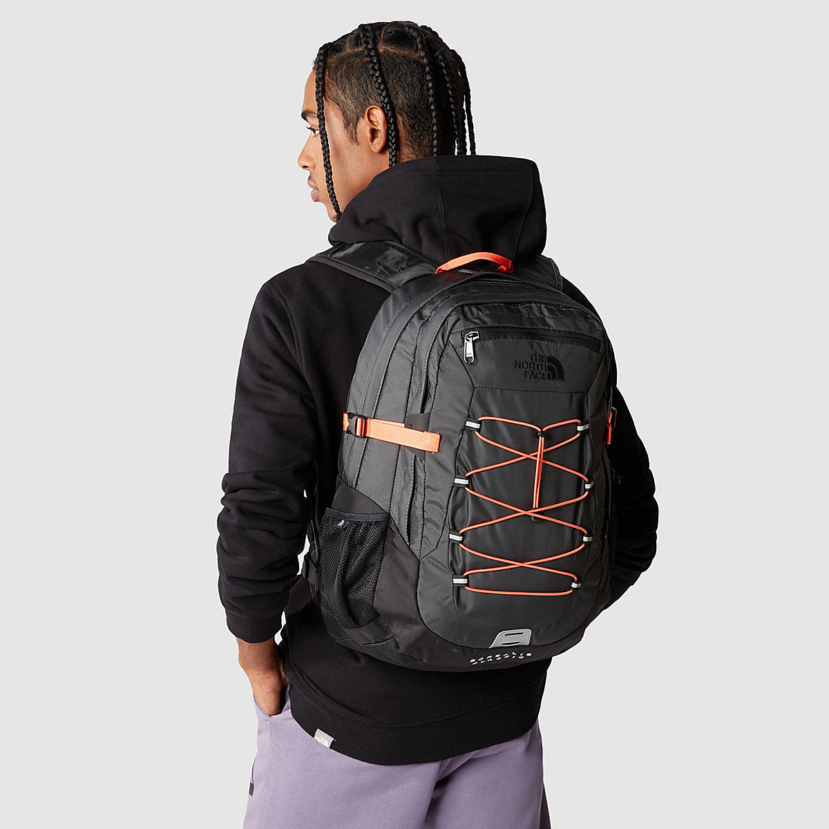 Zaino Porta PC Borealis Classic Asphalt Grey Retro Orange