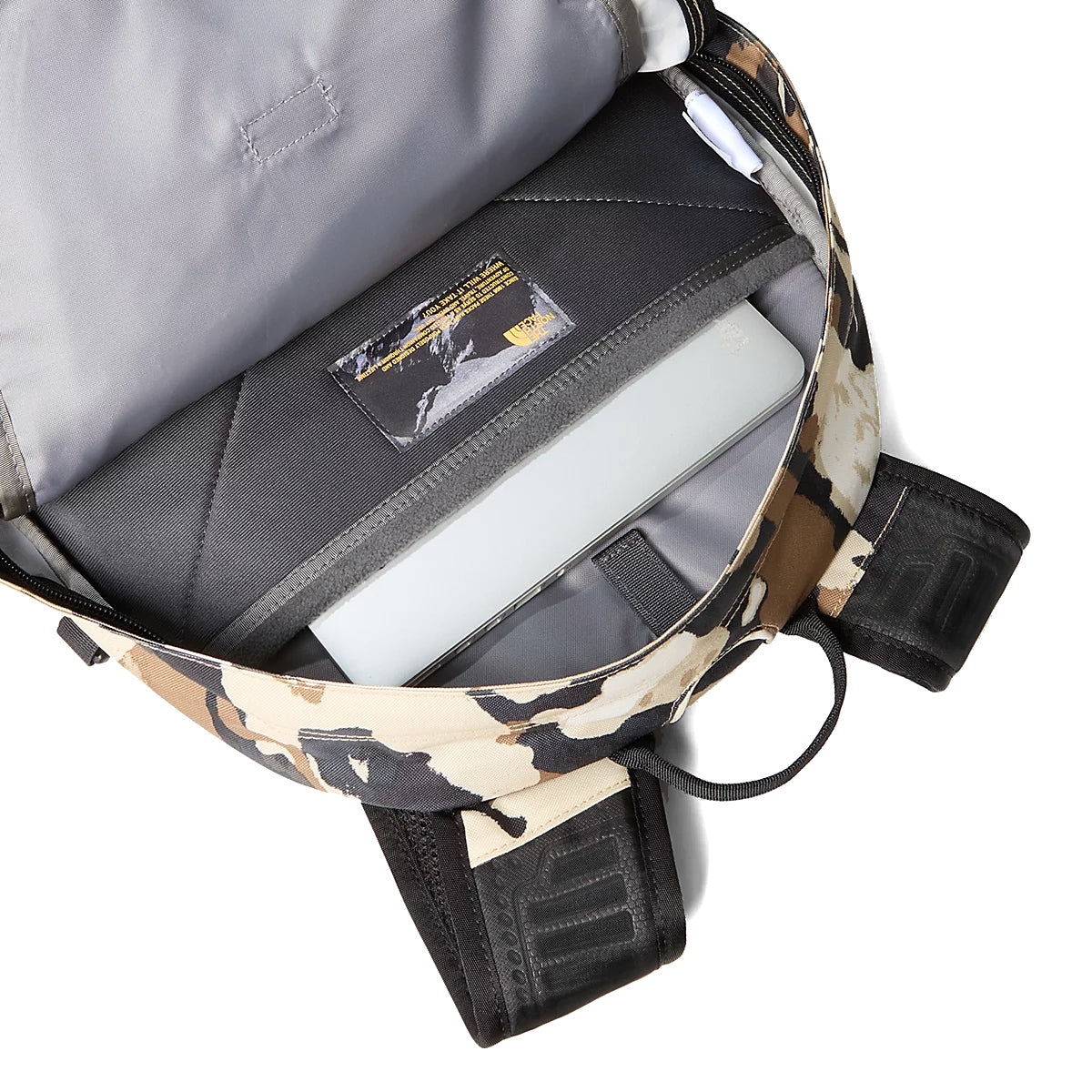 Zaino Porta PC Borealis Classic Khahki Stone Gounded Floral Print TNF Black