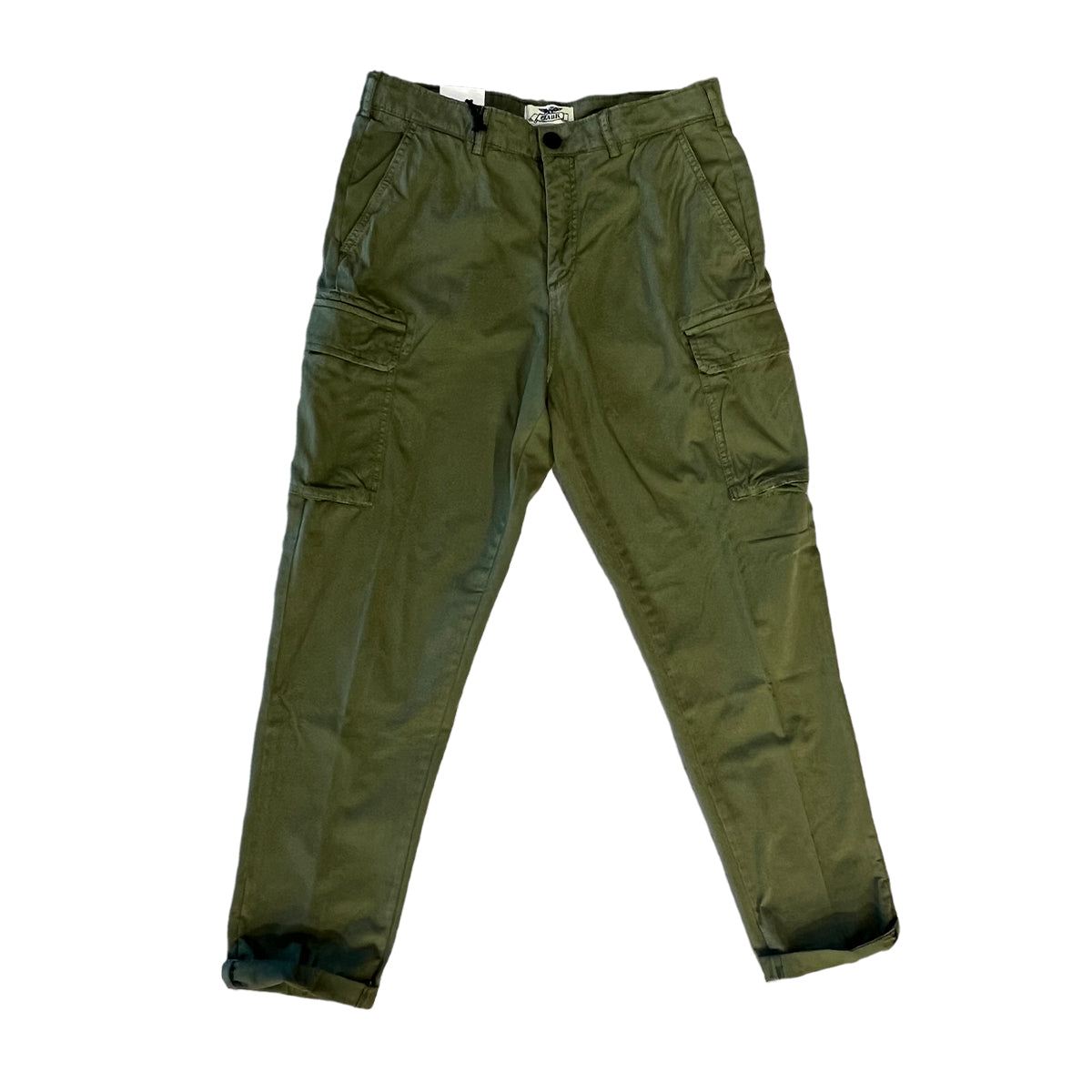 Pantaloni Gary Utility Cargo Over Army Green