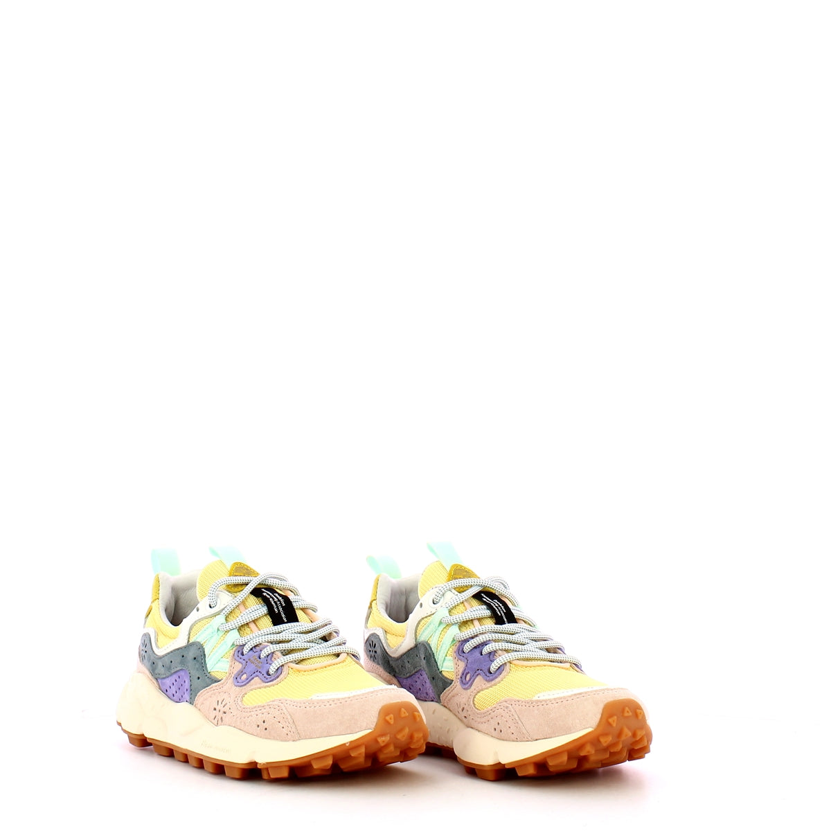 Sneakers Donna Yamano Pink Yellow Fuchsia