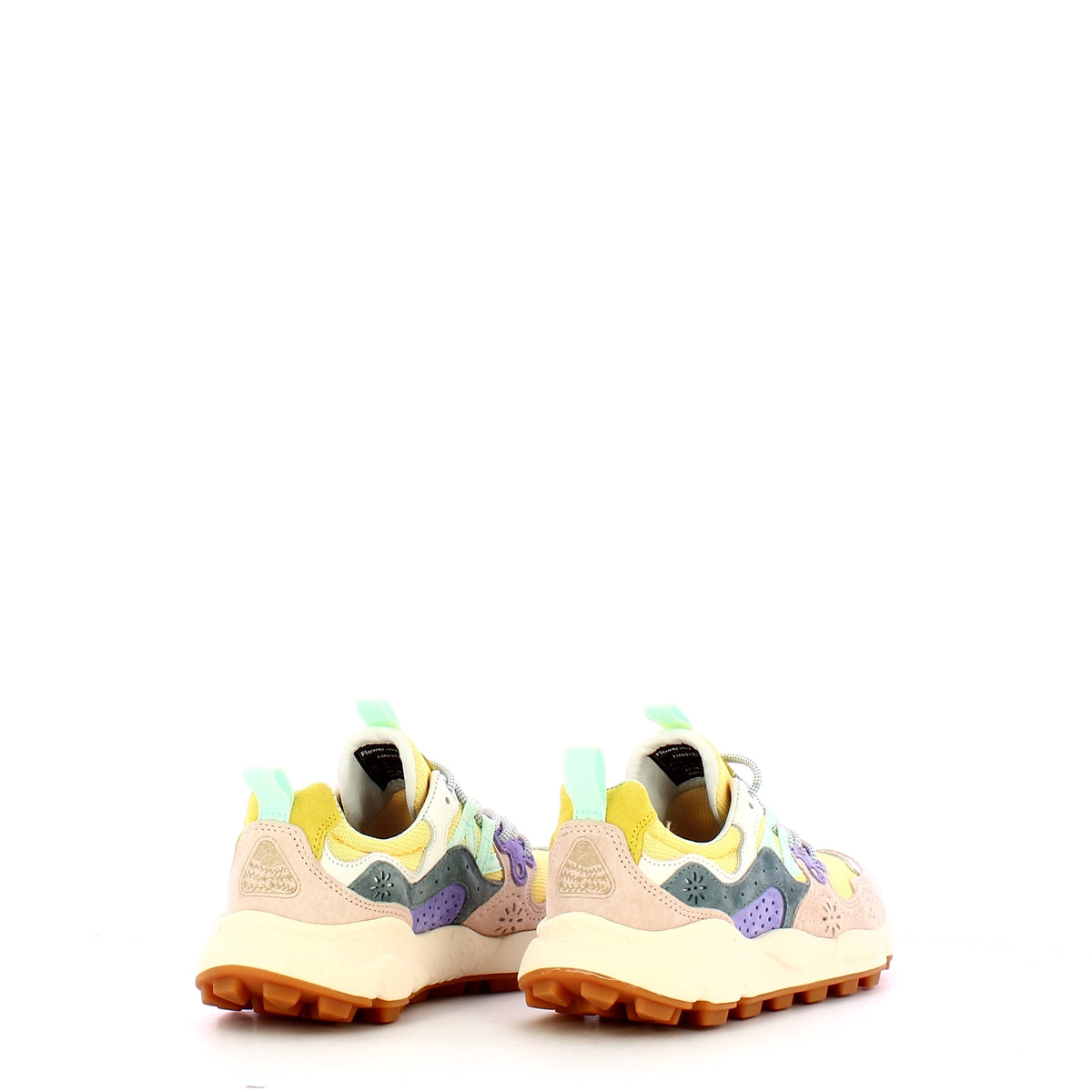 Sneakers Donna Yamano Pink Yellow Fuchsia