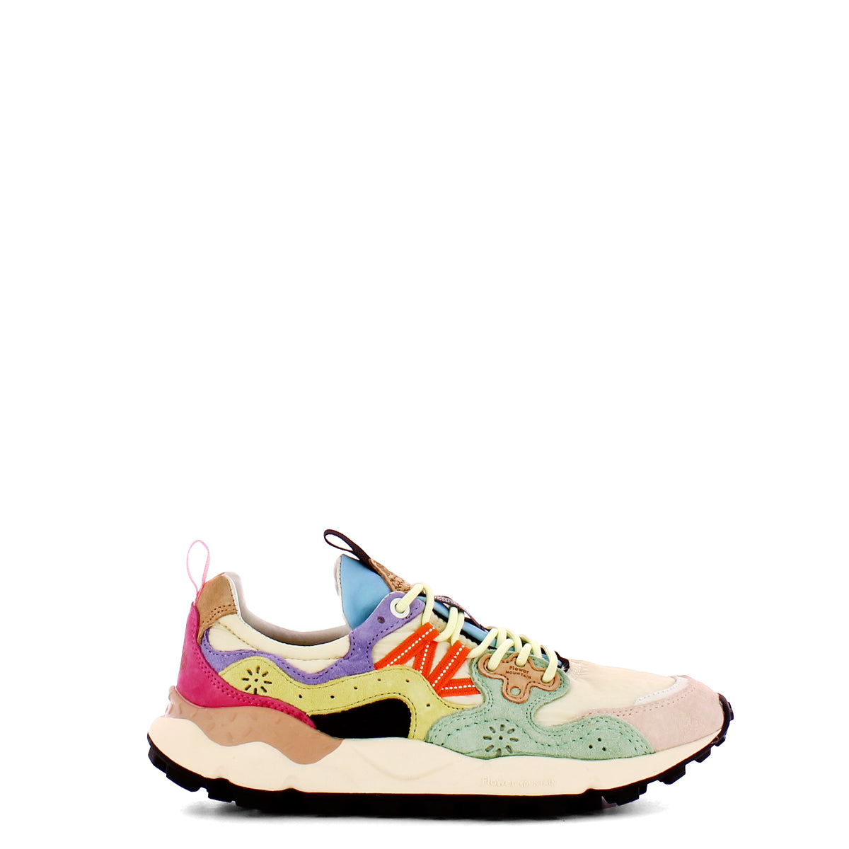 Sneakers Unisex Yamanno Pink Beige Light Green