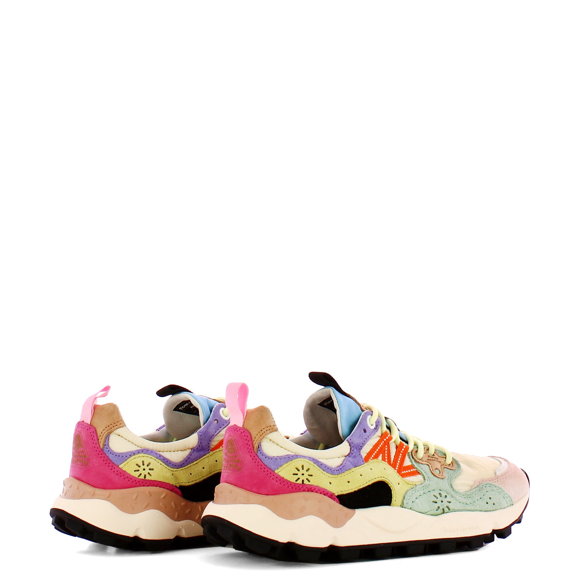 Sneakers Unisex Yamanno Pink Beige Light Green