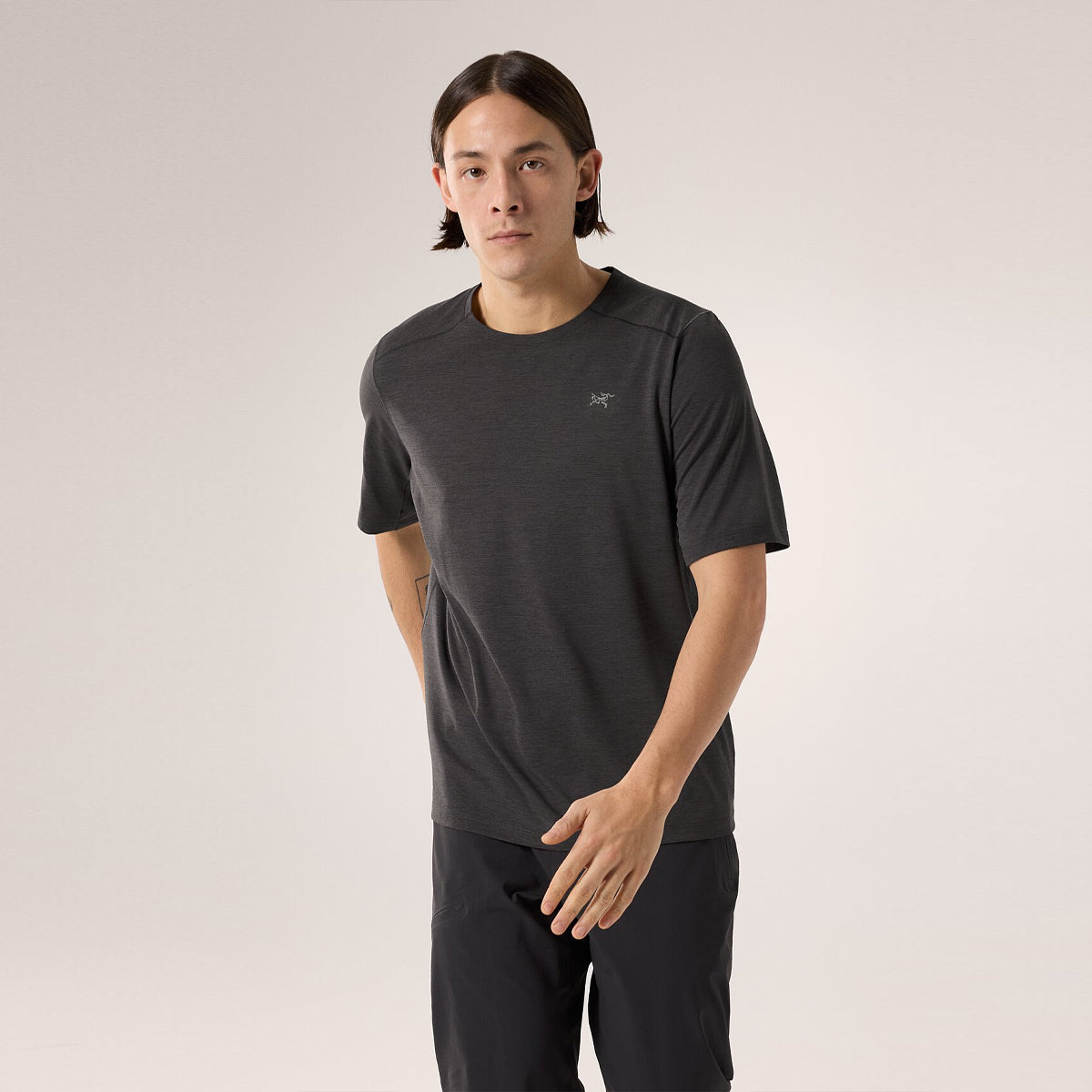 T-Shirt Cormac Crew Black Heather