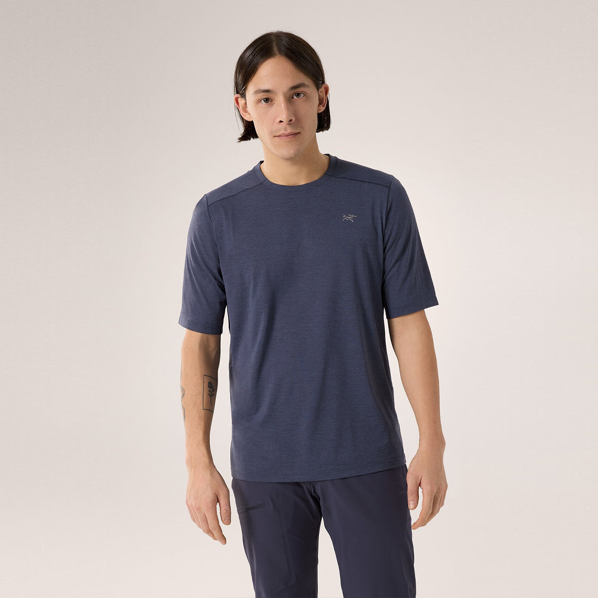 T-Shirt Cormac Crew Black Sapphire Heather