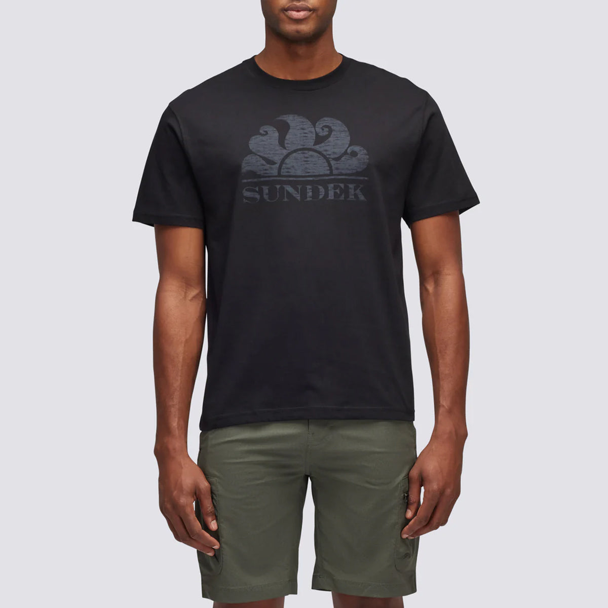 T-Shirt New Simeon con logo Black