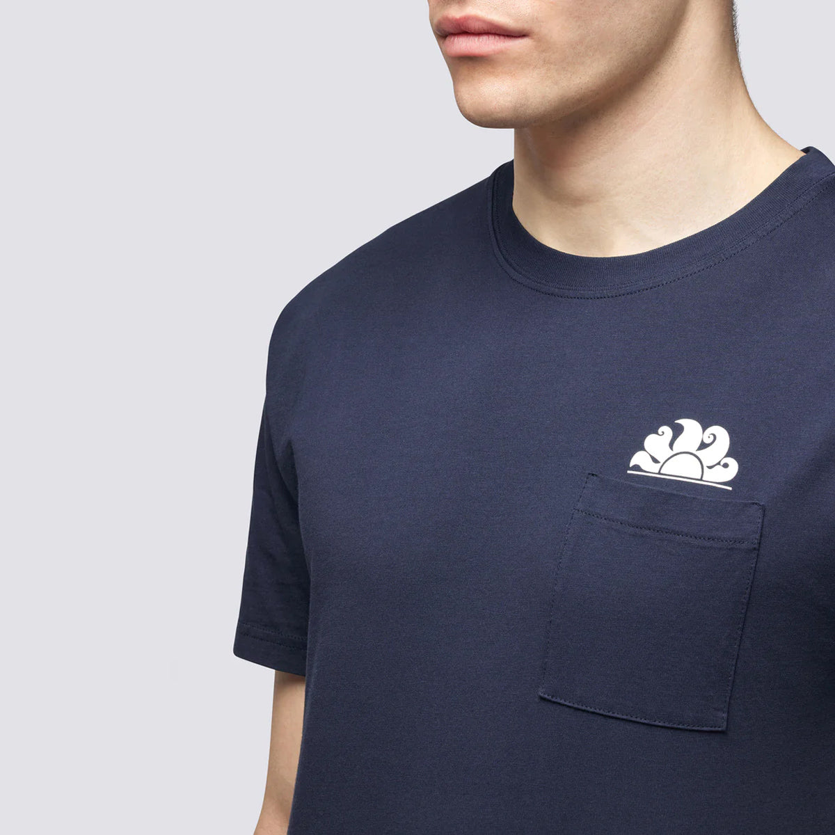 T-Shirt con taschino Navy
