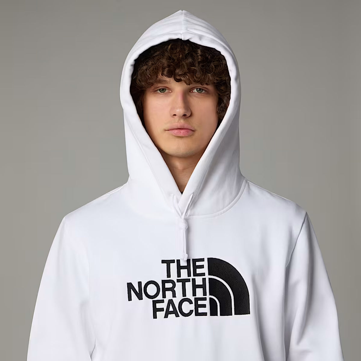 Felpa Drew Peak Pullover TNF White TNF Black