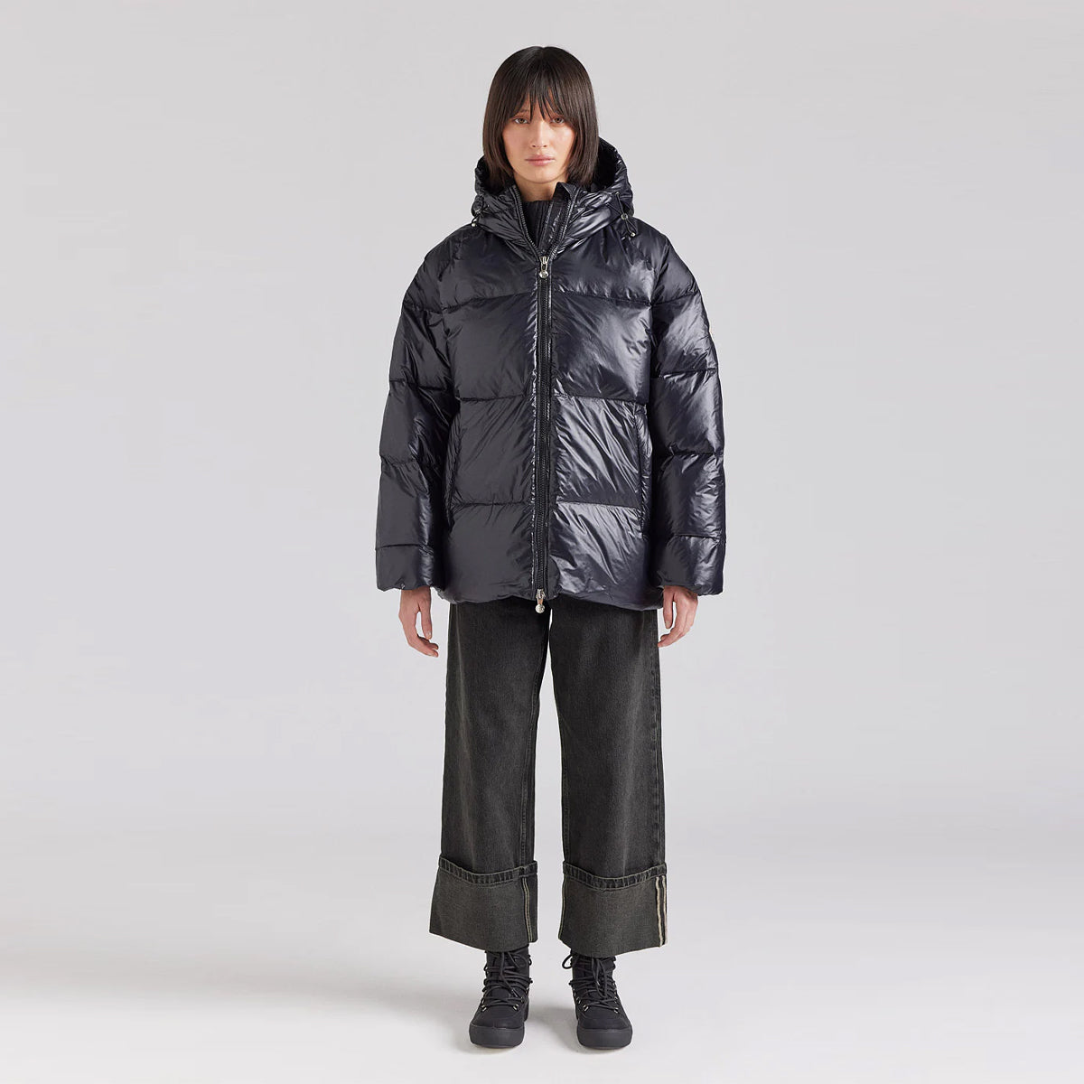 Giubbetto Sten Shiny Black