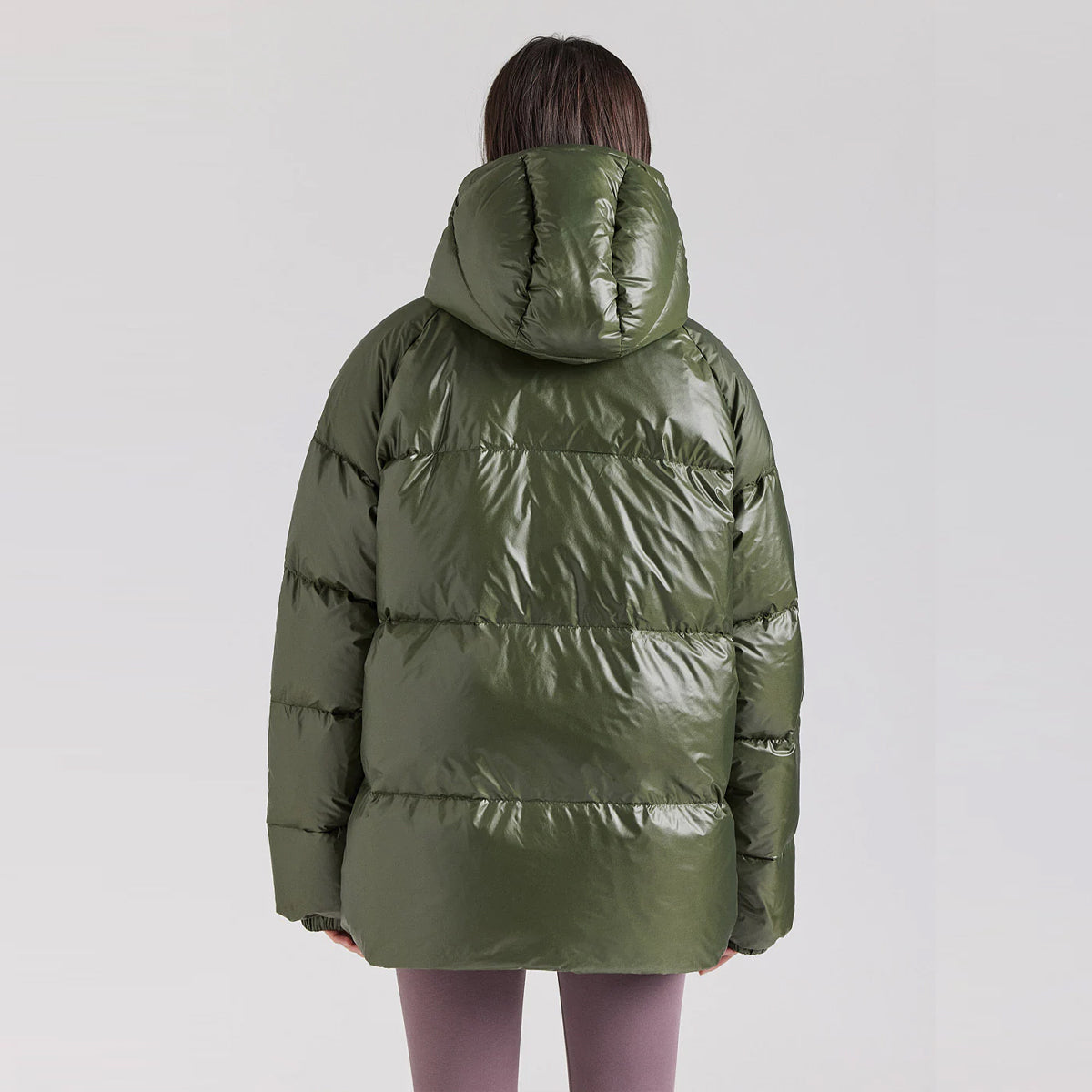 Giubbetto Sten Shiny Deep Khaki