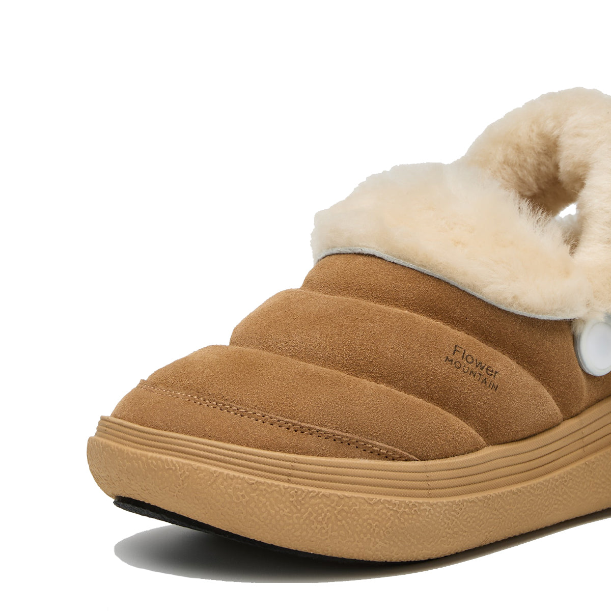 Sneakers Fami Slipper Suede Shearling Brown