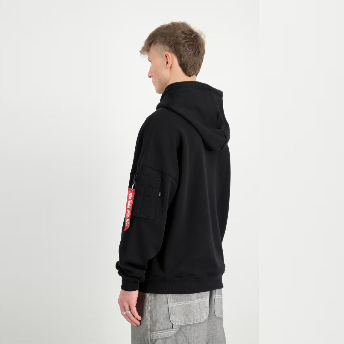Felpa Alpha Essentials RL Black