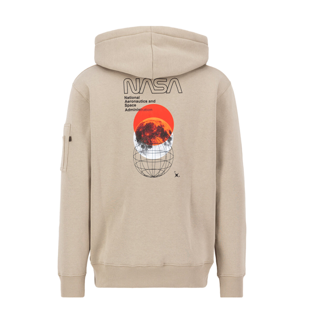 Felpa Nasa Orbit Vintage Sand