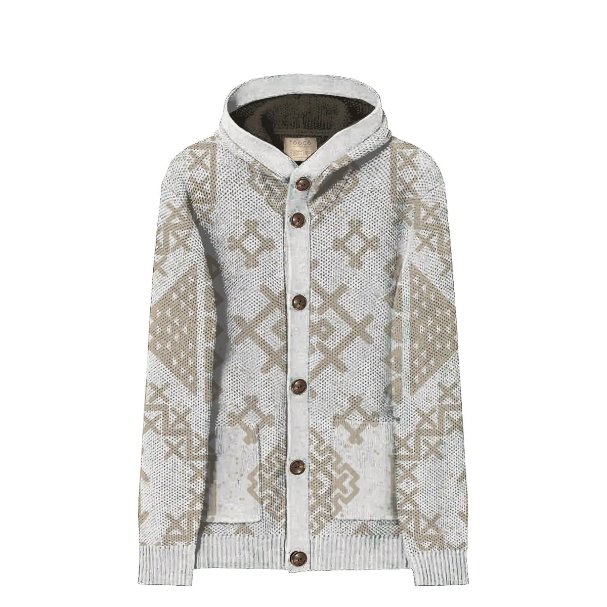 Cardigan Perù Baku Off White