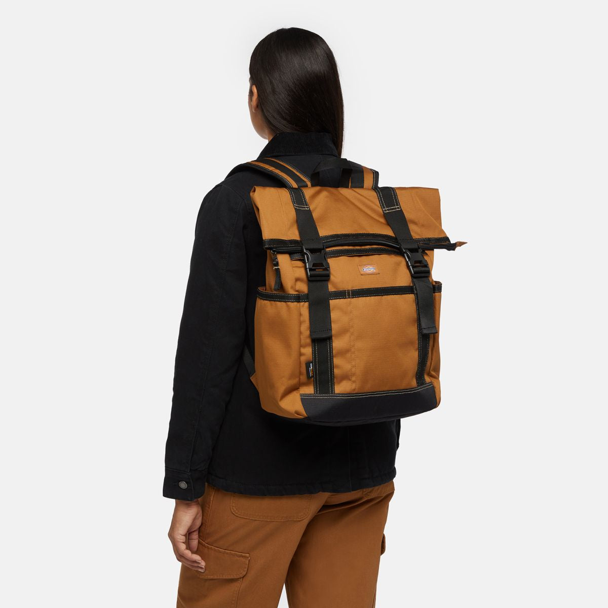 Zaino Ashville Roll Top Brown Duck