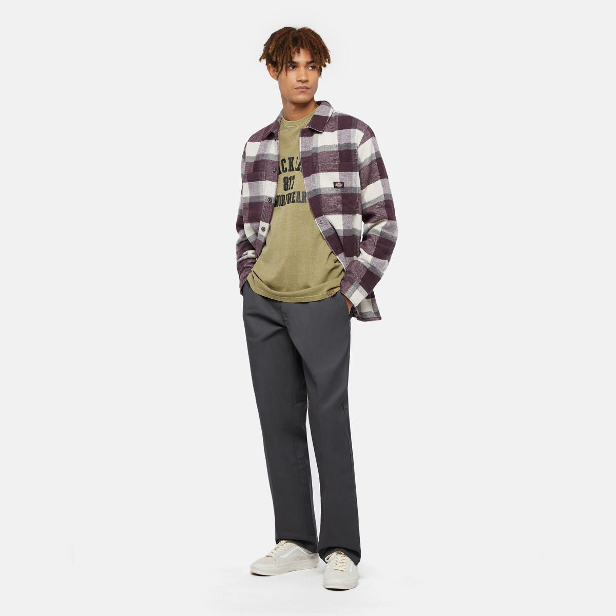 Camicia Plaid Coaling Plum Perfect
