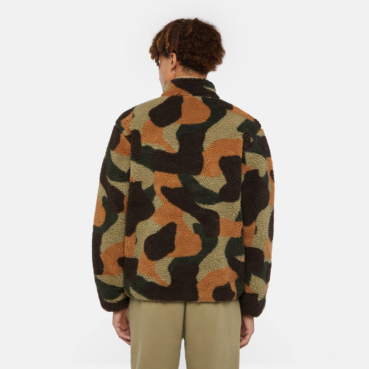 Felpa in pile Mount Hope Camo Imperial Green