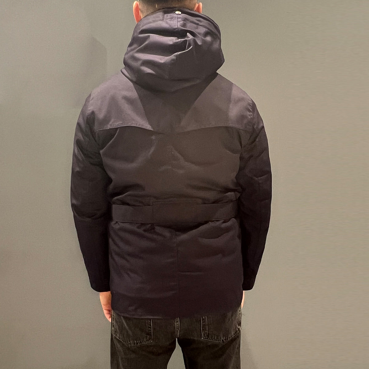 Cappotto Eskimo Mini Tecnogabardina Blu Unito