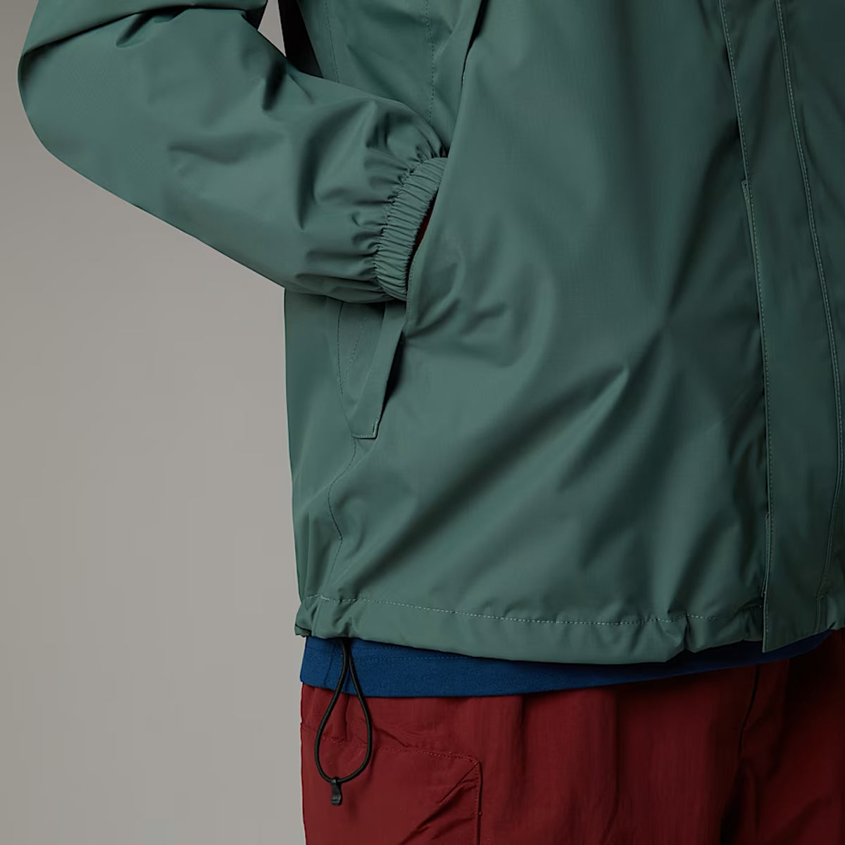 Giacca con cappuccio Antora Duck Green TNF Black