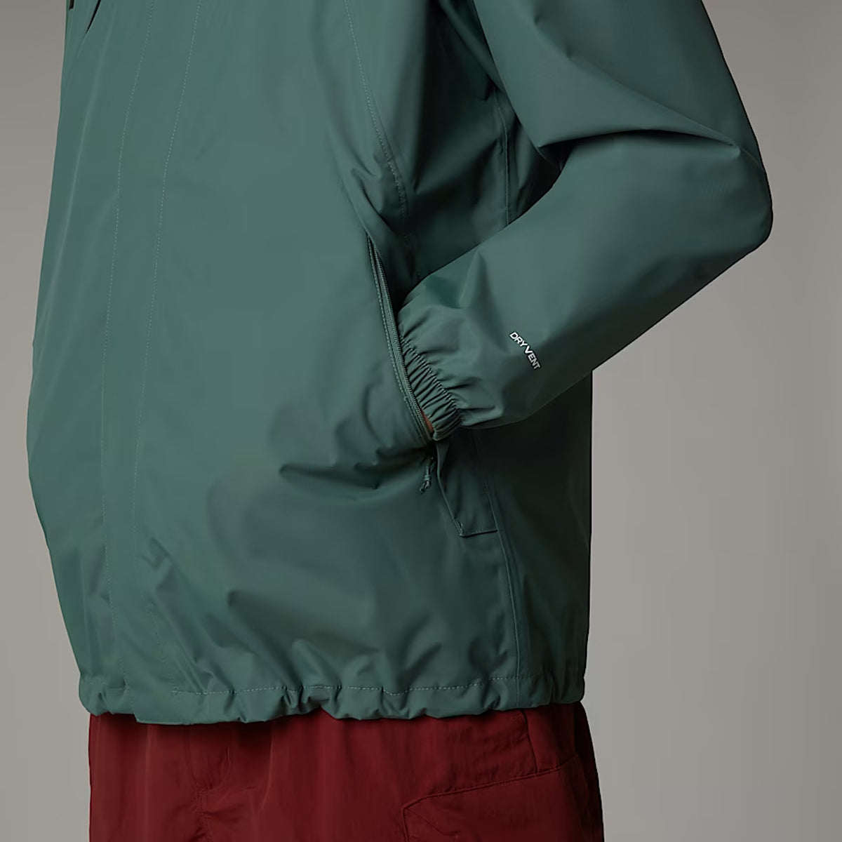 Giacca con cappuccio Antora Duck Green TNF Black