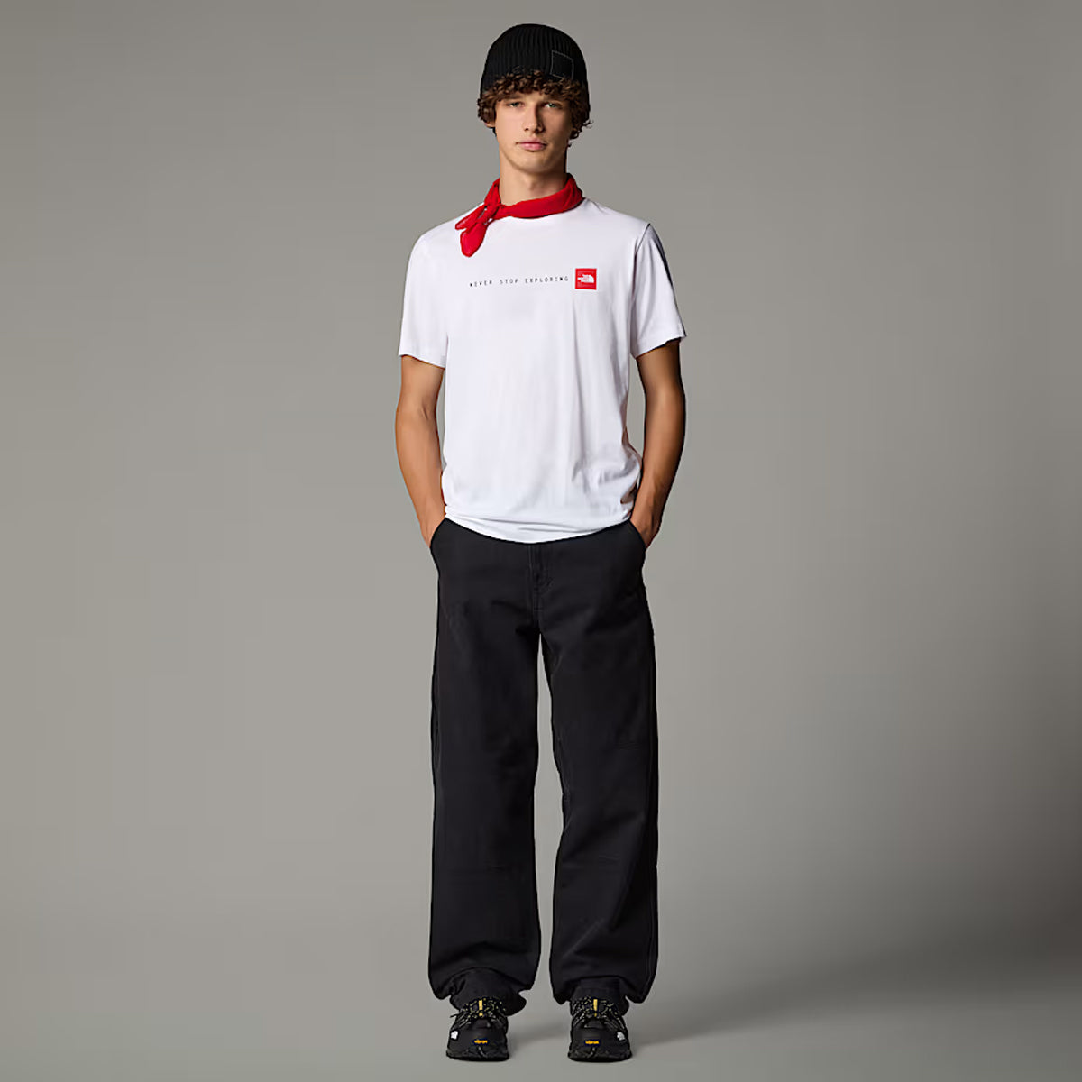 T-Shirt Never Stop Exploring TNF White