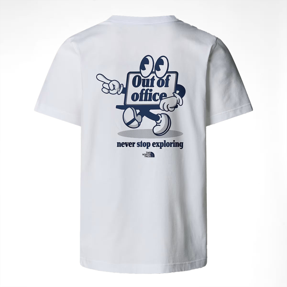 T-Shirt Cartoon Logo TNF White