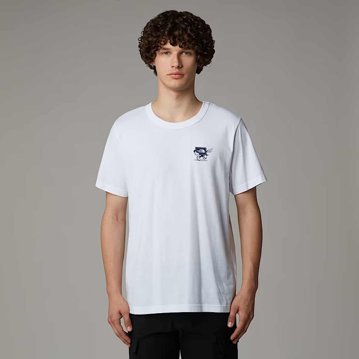 T-Shirt Cartoon Logo TNF White