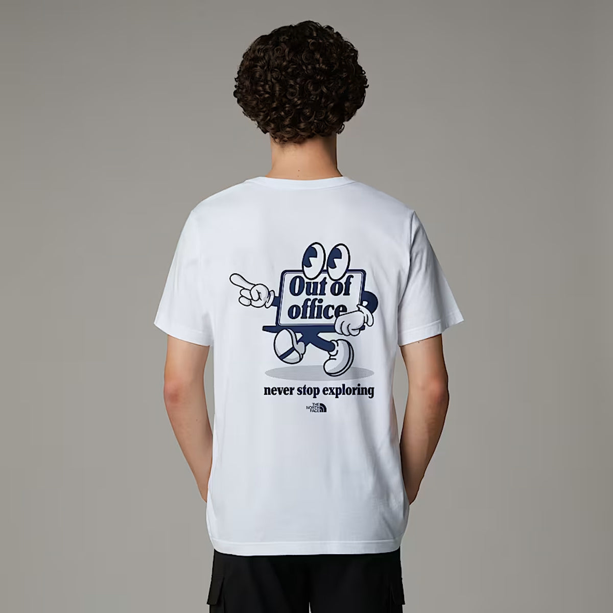 T-Shirt Cartoon Logo TNF White