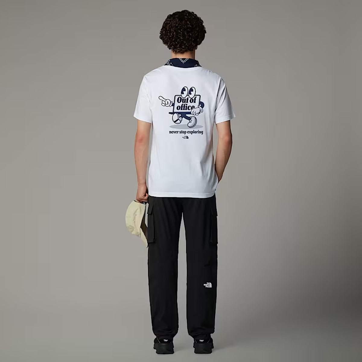 T-Shirt Cartoon Logo TNF White